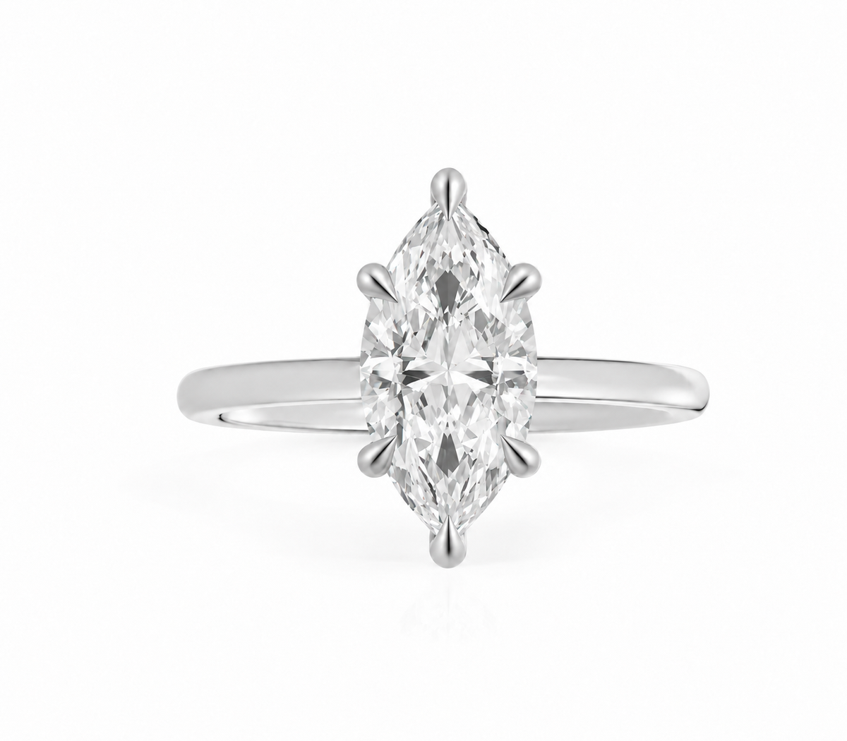 Marquise, white gold