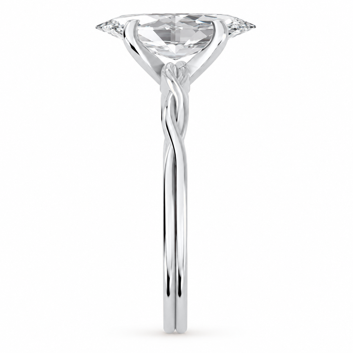 Marquise, white gold