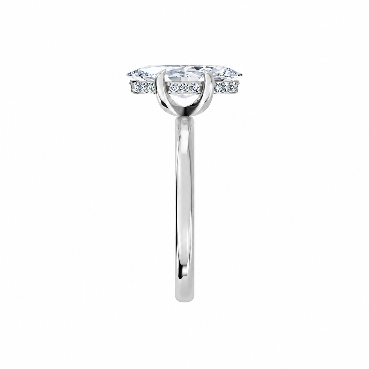 Marquise, white gold