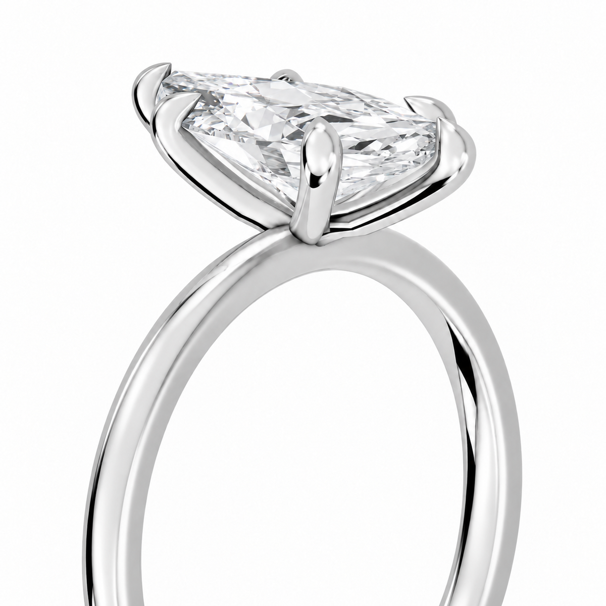 Marquise, white gold