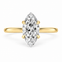 Marquise, yellow gold