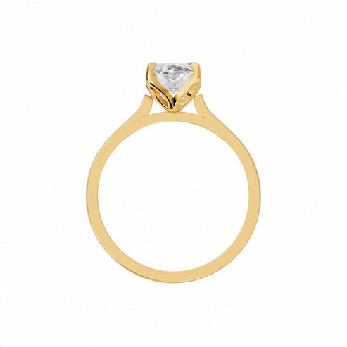 Marquise, yellow gold