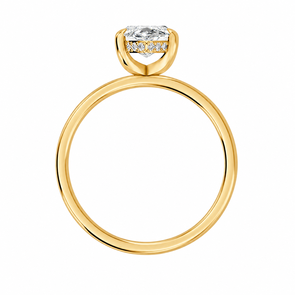 Marquise, yellow gold
