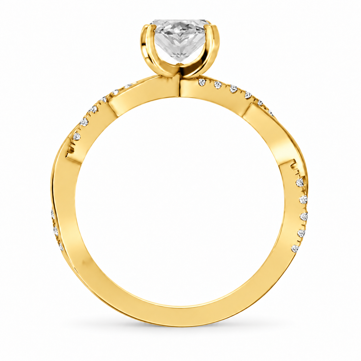Marquise, yellow gold