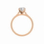 Oval, rose gold
