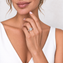 Oval, rose gold