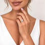 Oval, rose gold