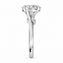 Oval, white gold