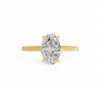 Oval, yellow gold