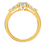 Oval, yellow gold