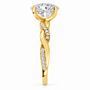 Oval, yellow gold