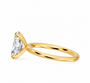 Oval, yellow gold