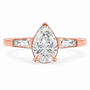Pear, rose gold