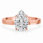 Pear, rose gold