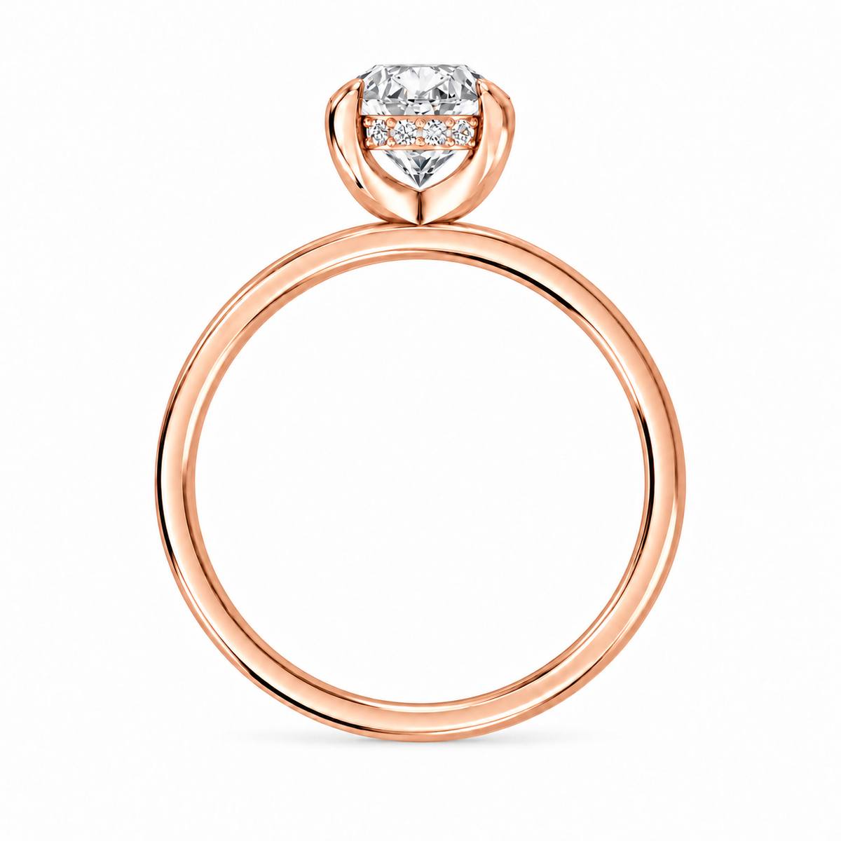 Pear, rose gold