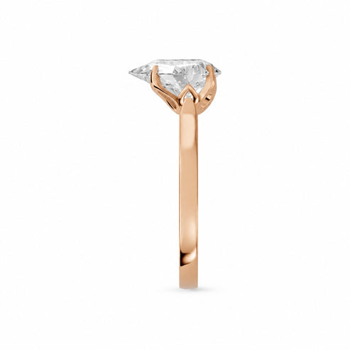 Pear, rose gold