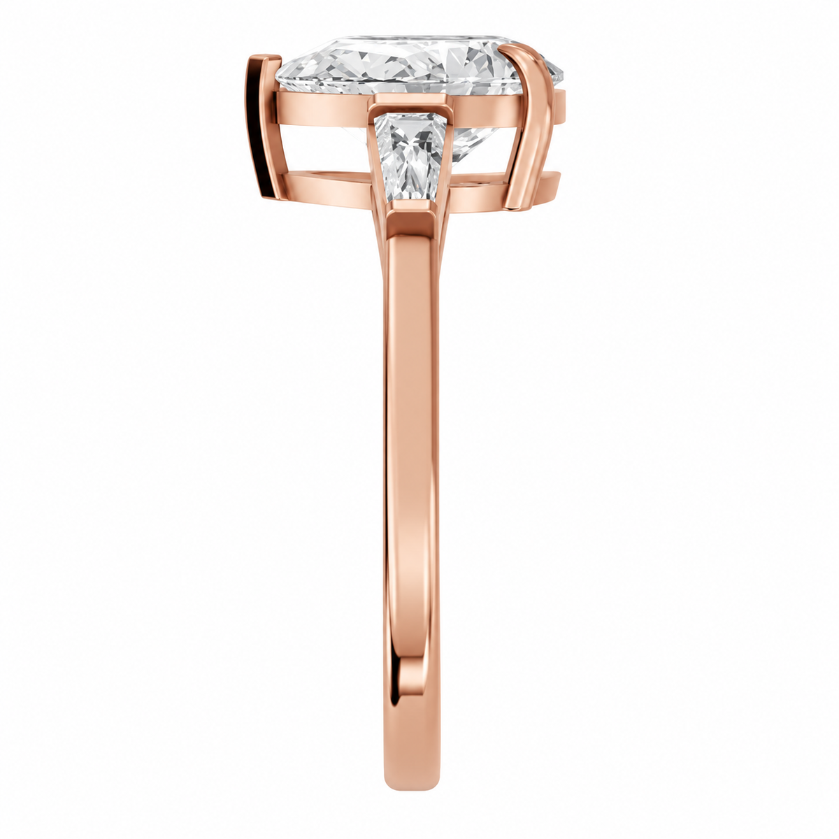 Pear, rose gold