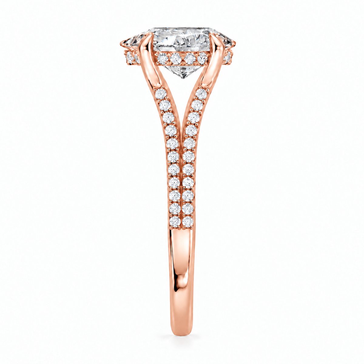 Pear, rose gold