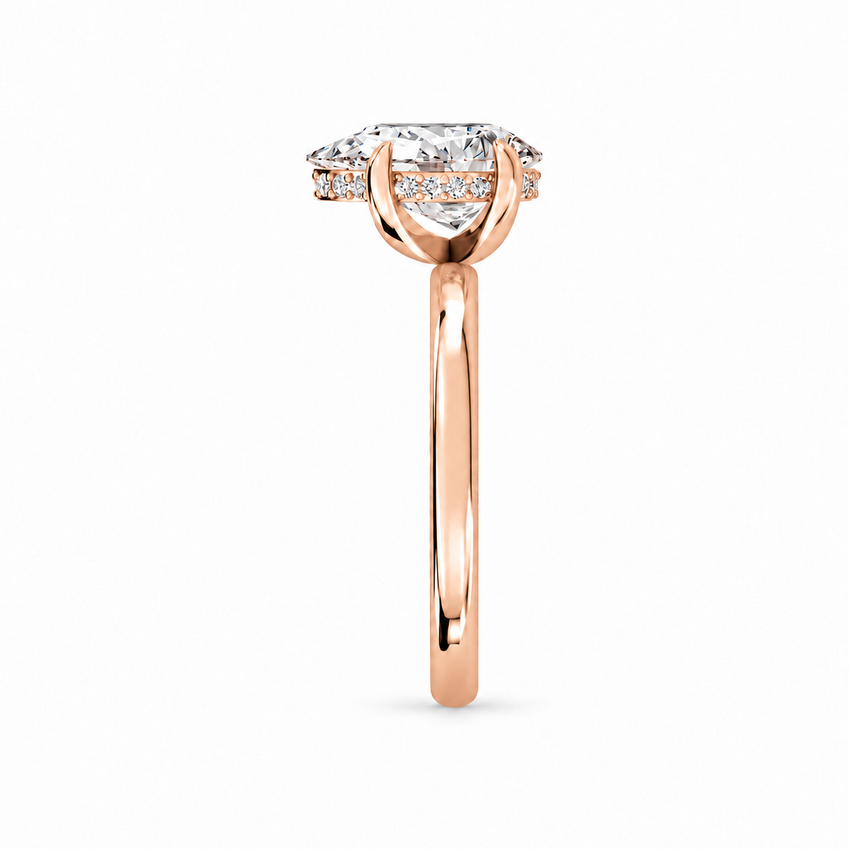Pear, rose gold