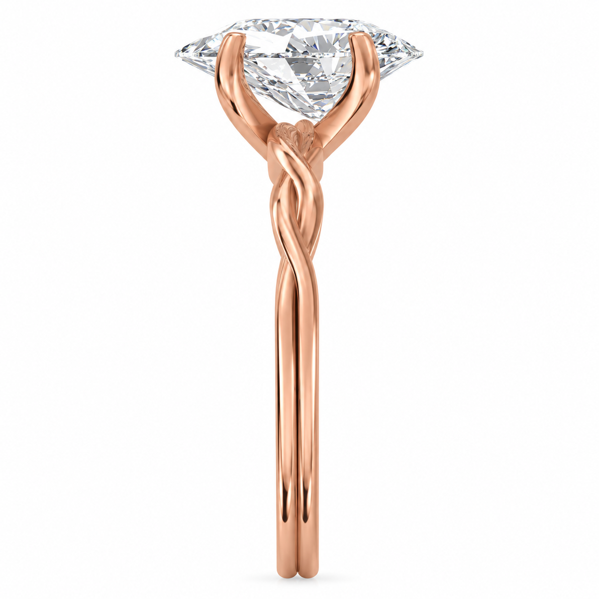 Pear, rose gold