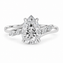 Pear, white gold