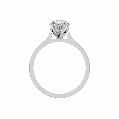 Pear, white gold