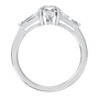 Pear, white gold