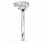Pear, white gold