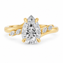 Pear, yellow gold
