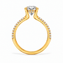Pear, yellow gold