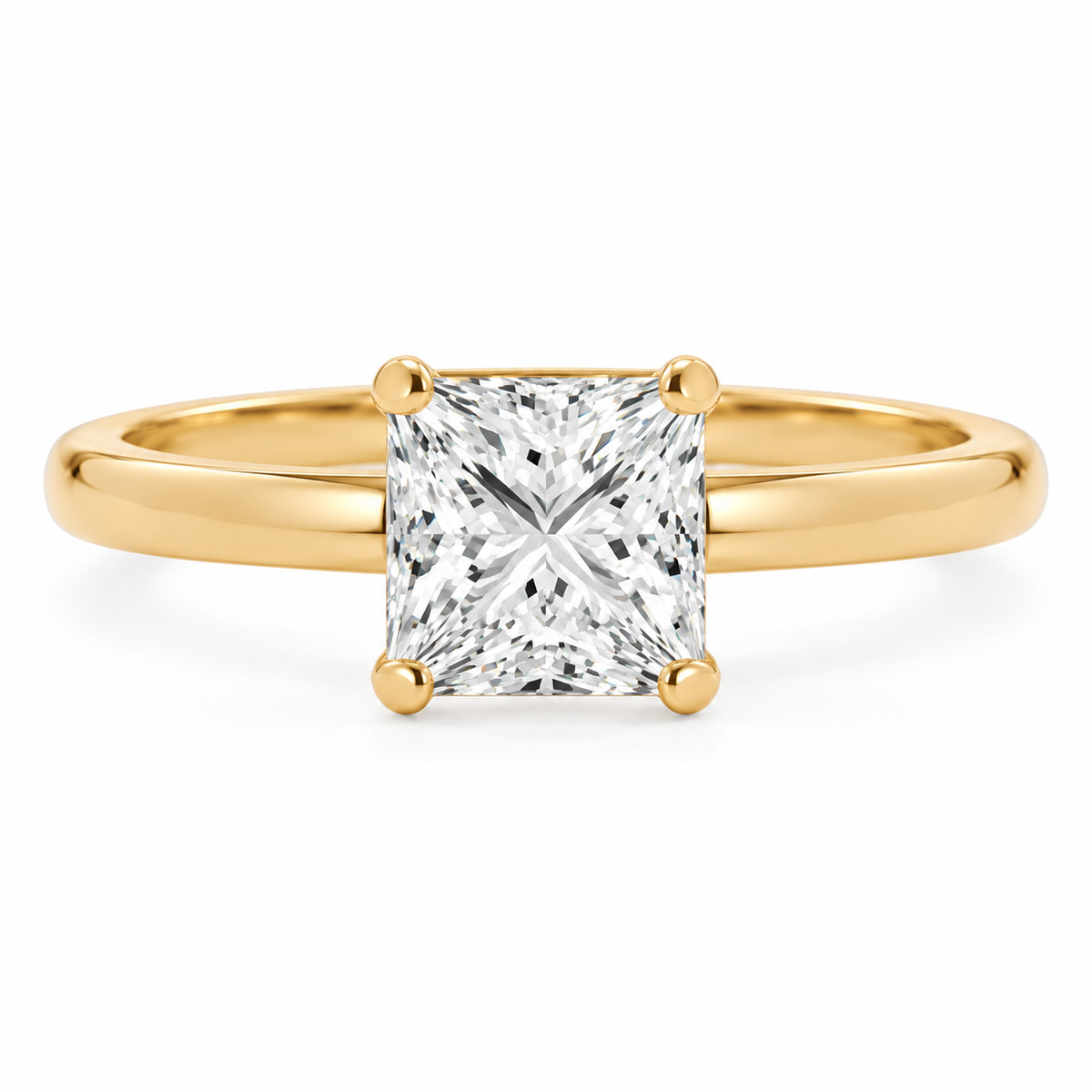 princess, yellow gold