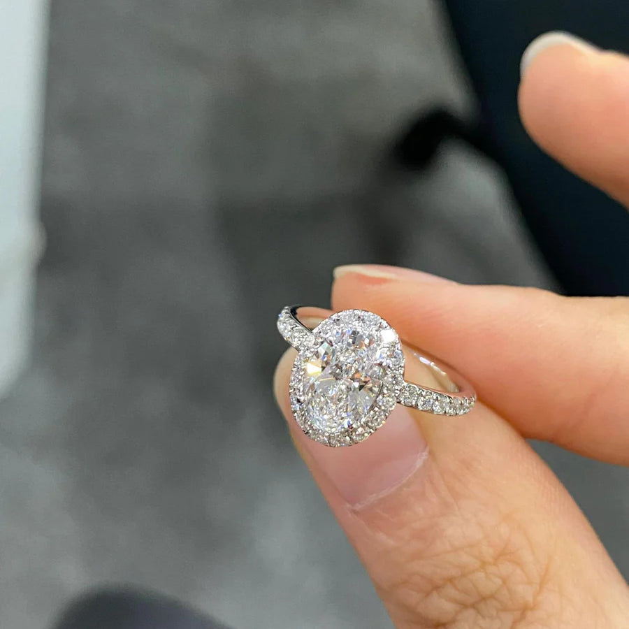 The Eternal Halo - Lab-Grown Diamond Engagement Rings
