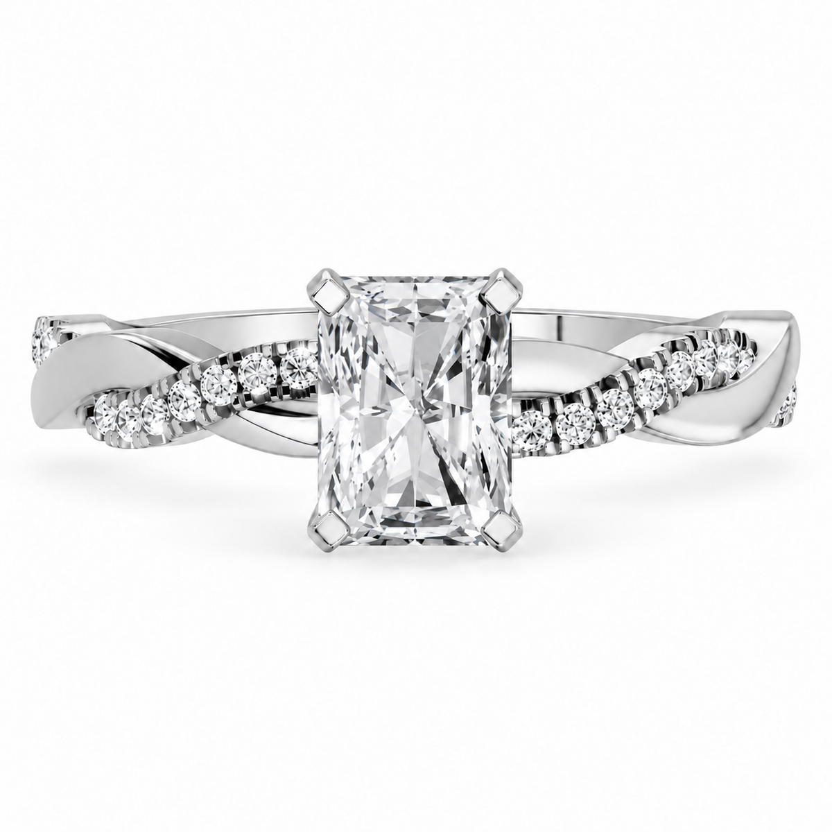 radiant, white gold