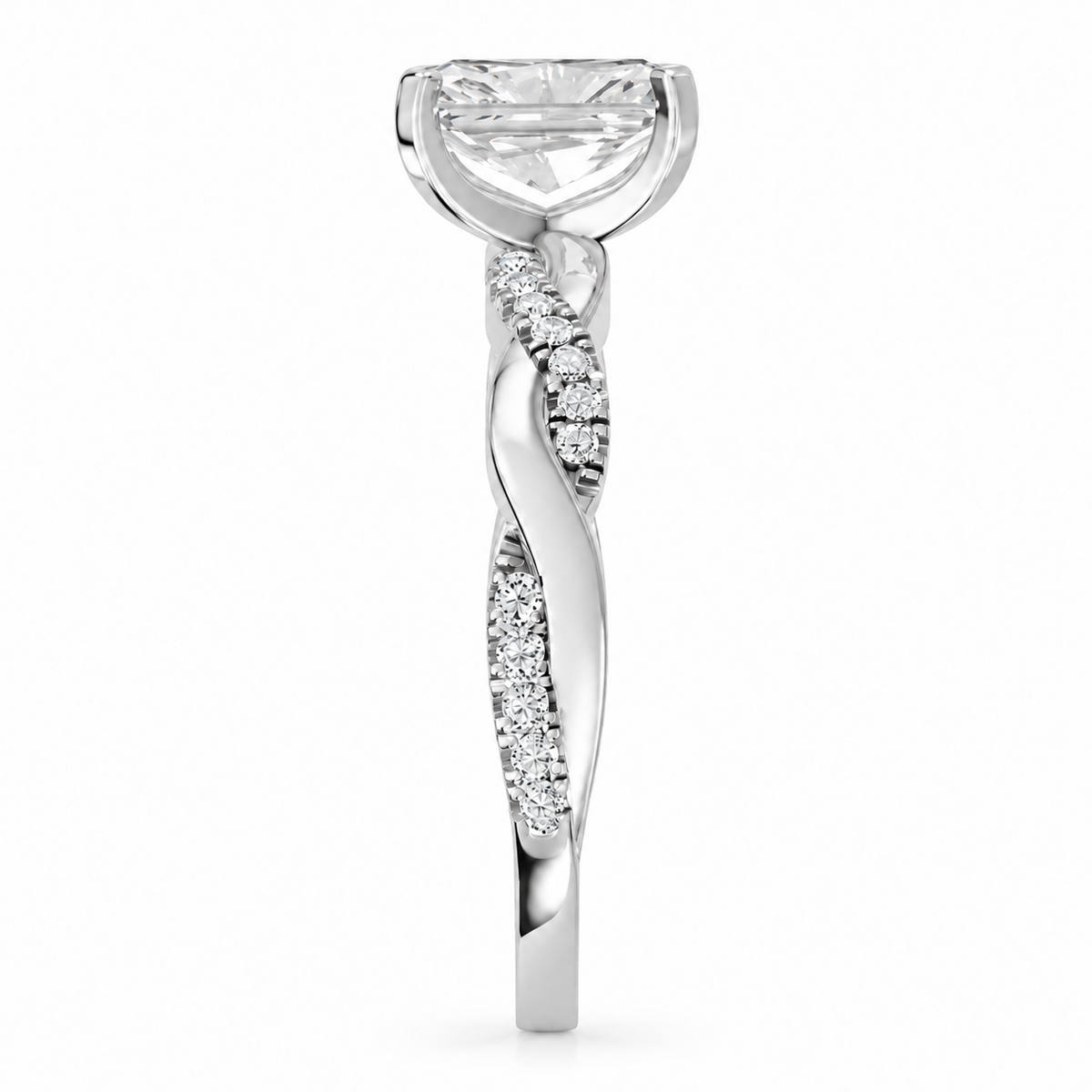 radiant, white gold