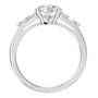 Round, white gold