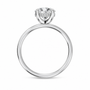 Round, white gold