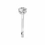 Round, white gold