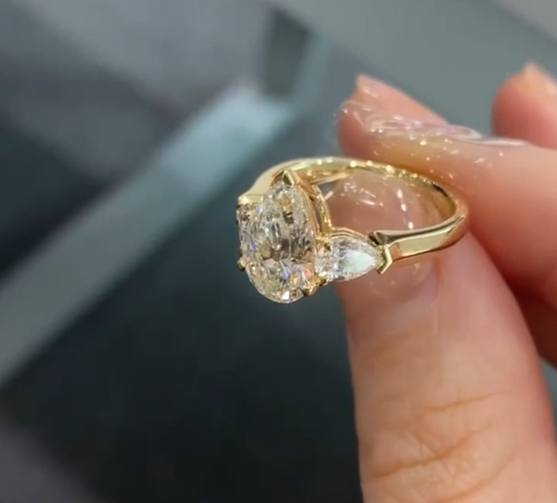 Trinity of Light- Lab-Grown Diamond Engagement Ring