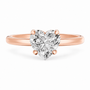 heart, rose gold