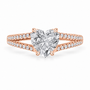 heart, rose gold