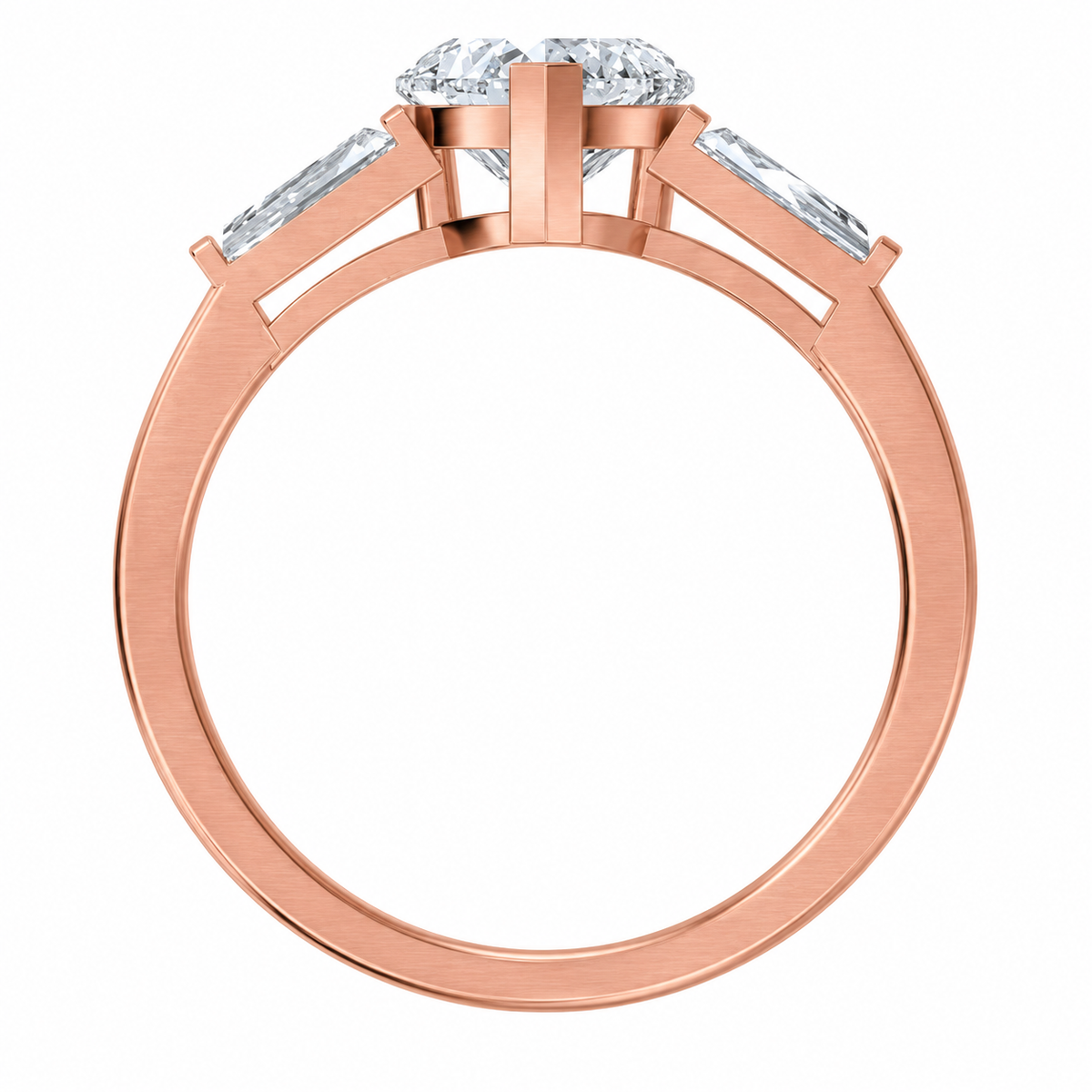 heart, rose gold