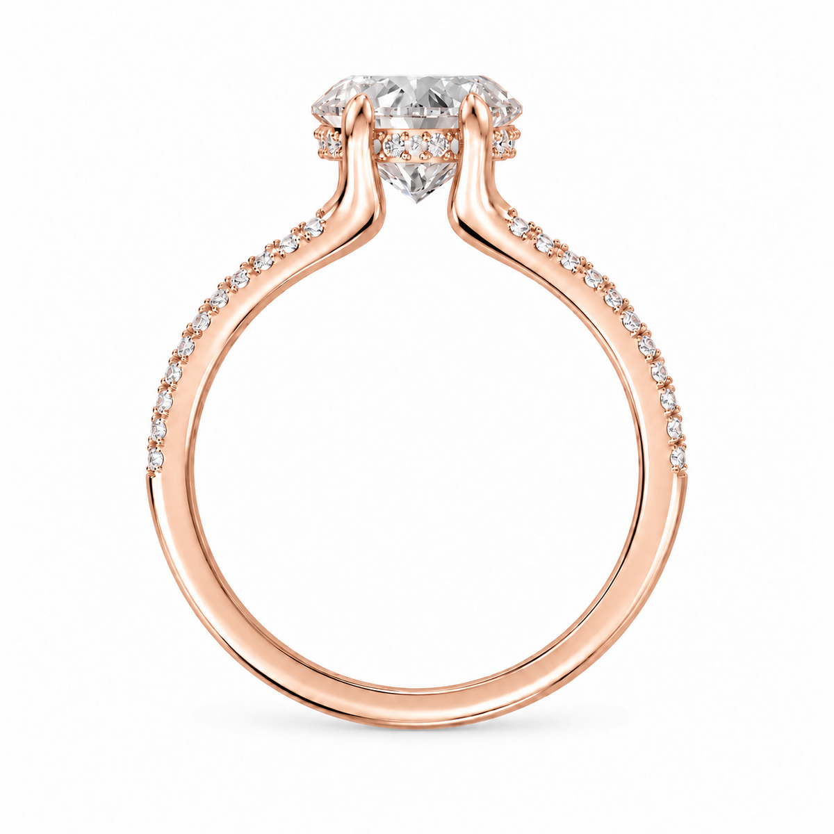 heart, rose gold