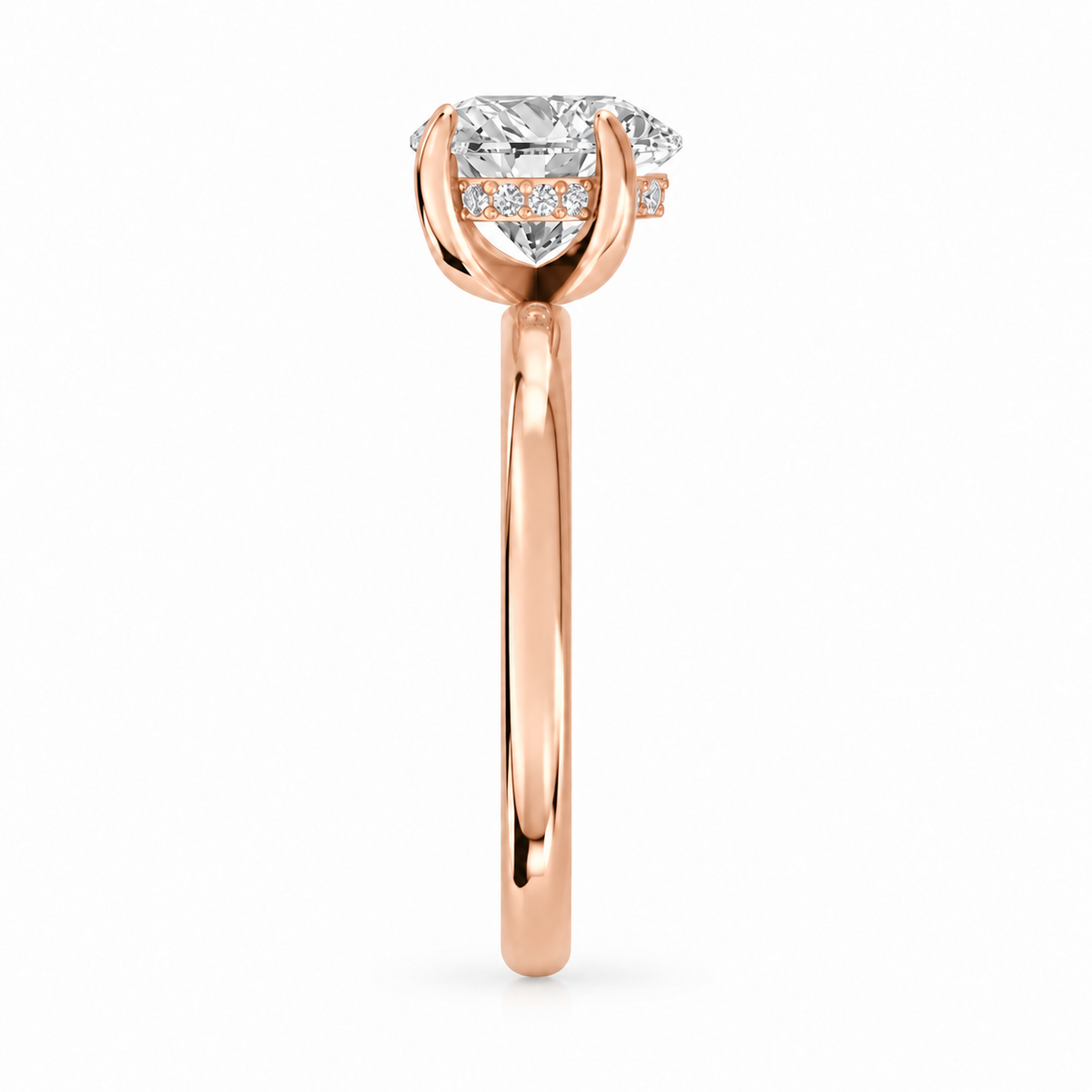heart, rose gold