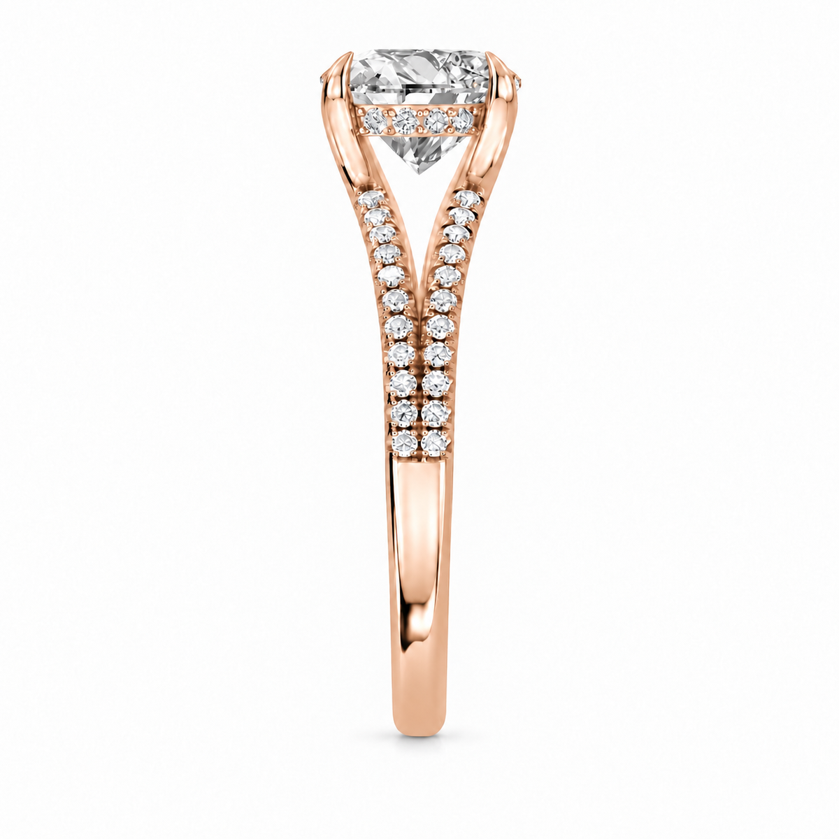heart, rose gold