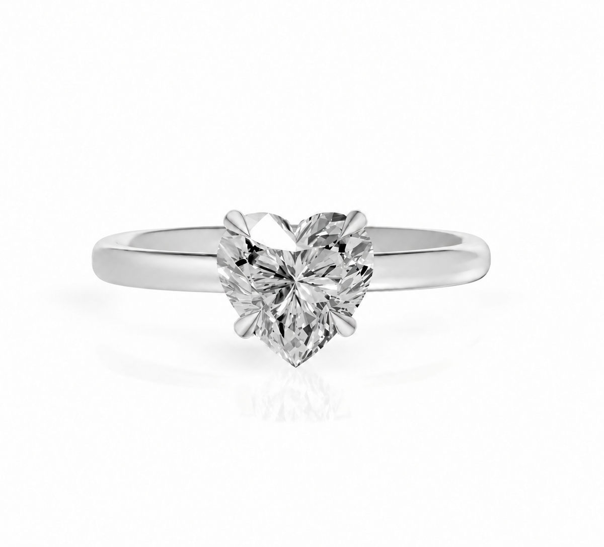 heart, white gold
