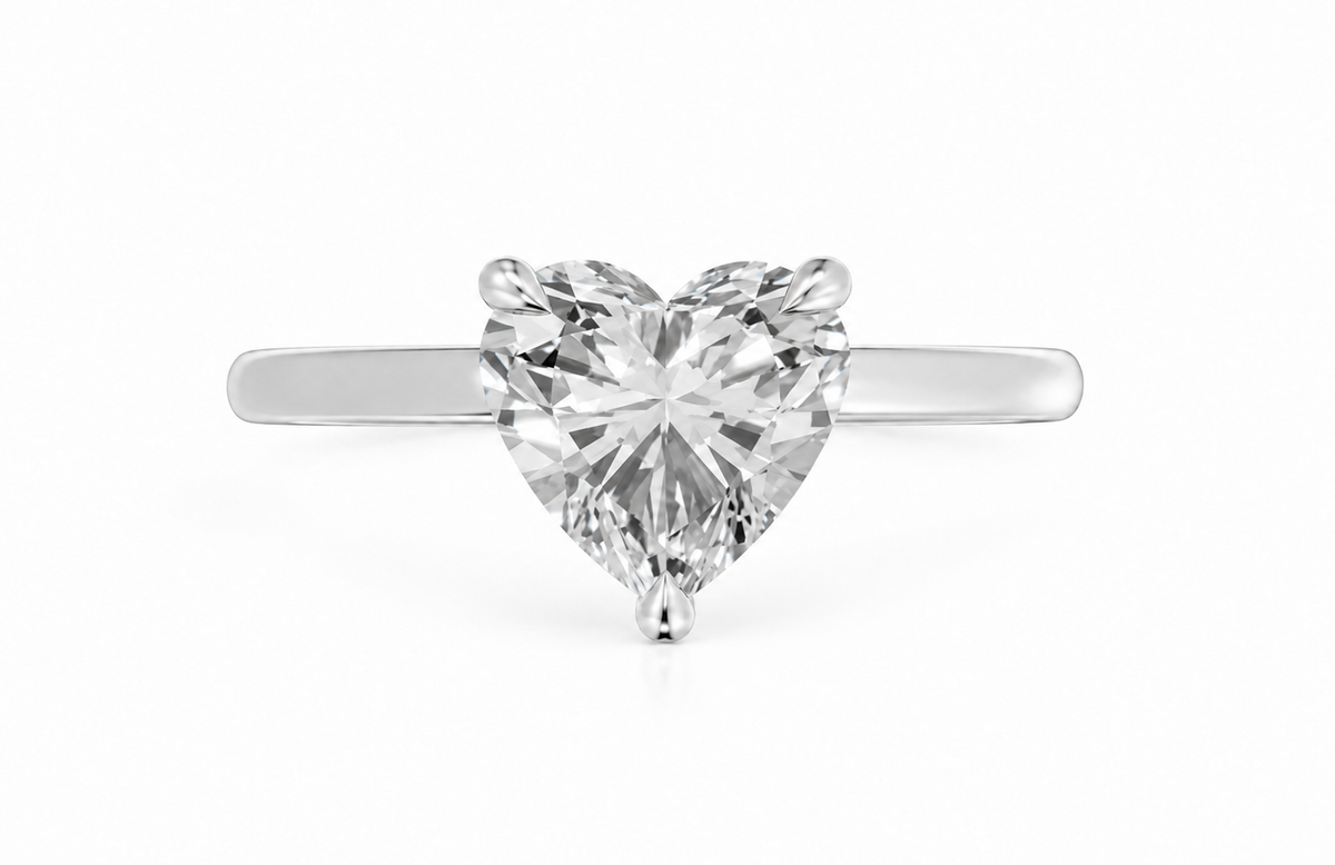 heart, white gold