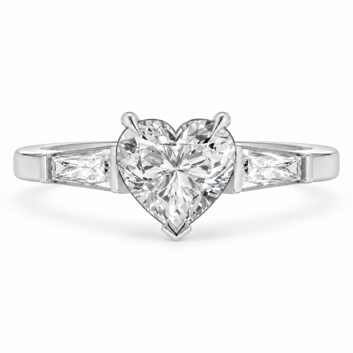 heart, white gold