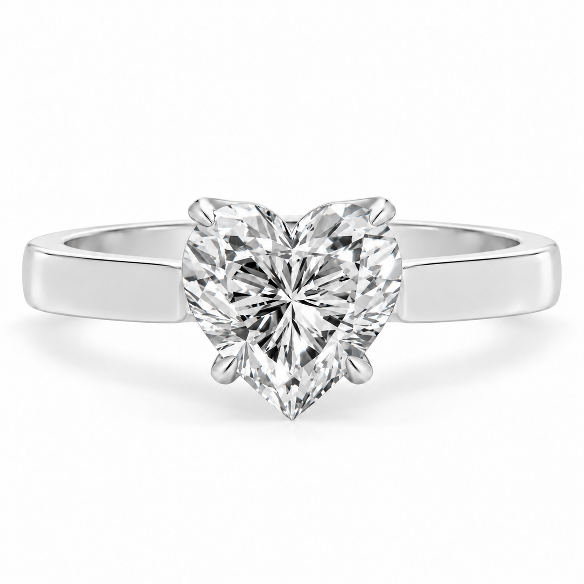 heart, white gold