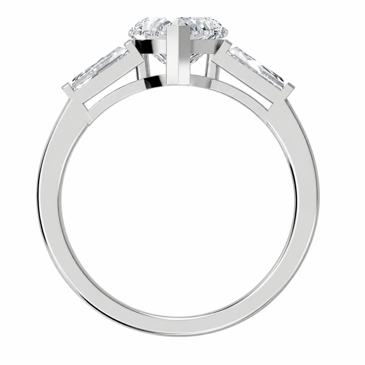 heart, white gold
