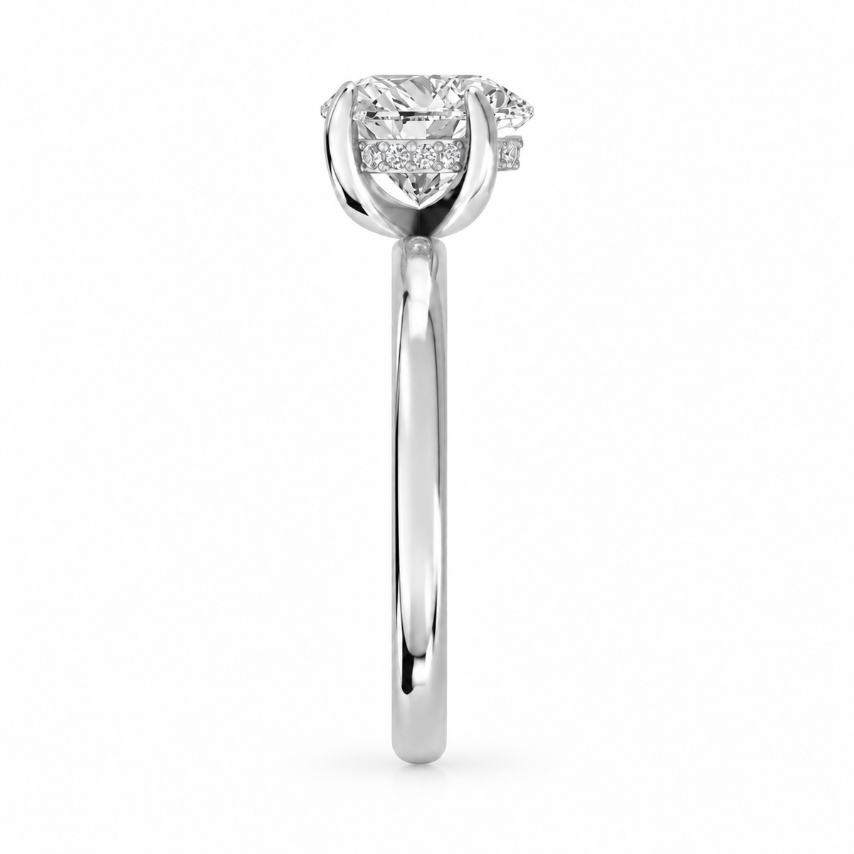 heart, white gold